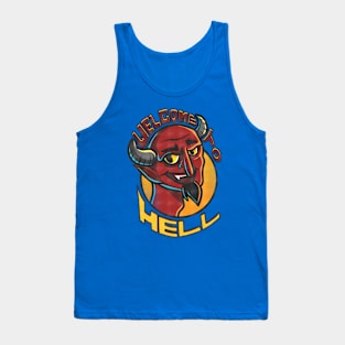 Welcome to hell vintage Tank Top